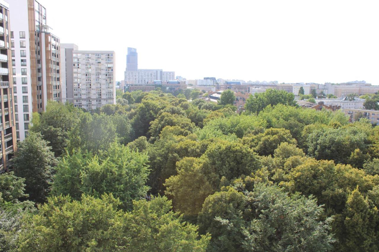 Strict Center Warsaw Comfortable Apartment, 10Th-Floor With Beautiful View On The Park And Skyscrapers, Free Wifi, Self Check-In/Out Luaran gambar